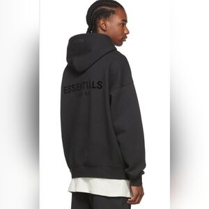 Fear of God Essentials Hoodie |  Stretch Limo | Large
